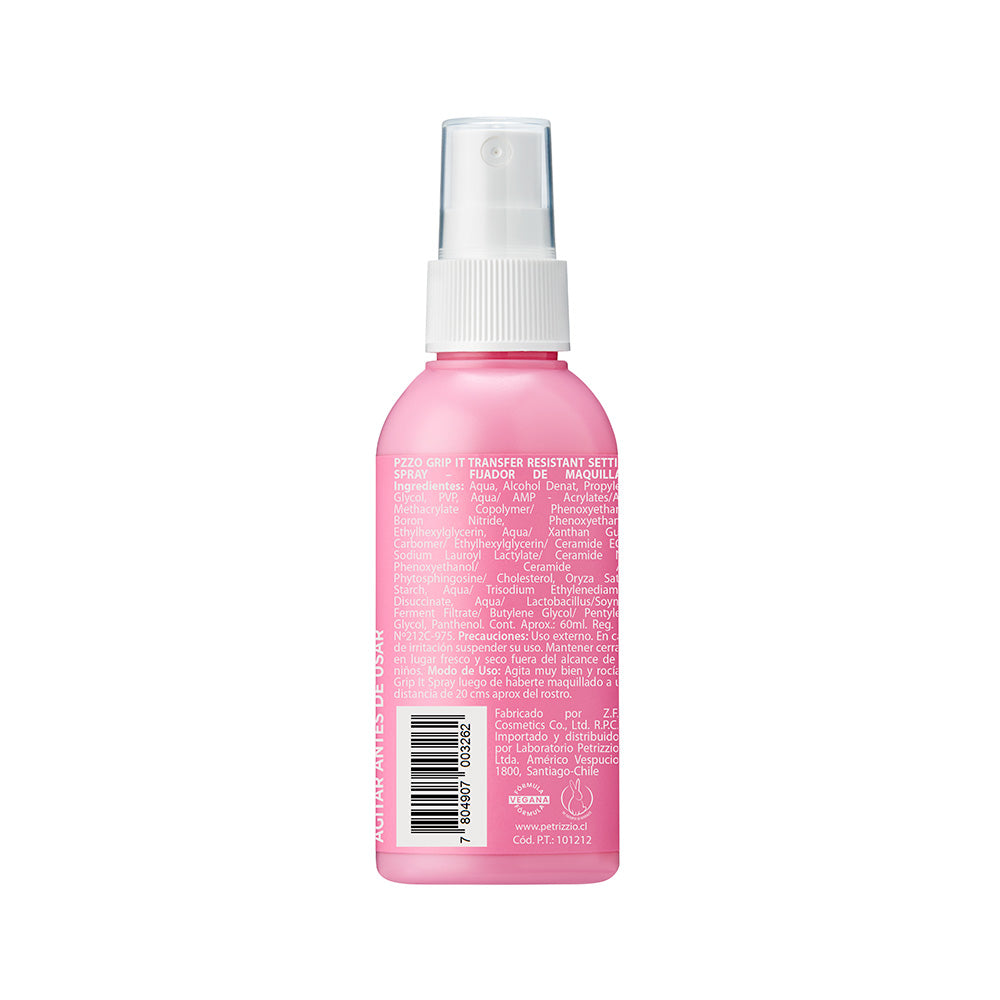 Fijador Transfer Resistant Setting Spray Grip It