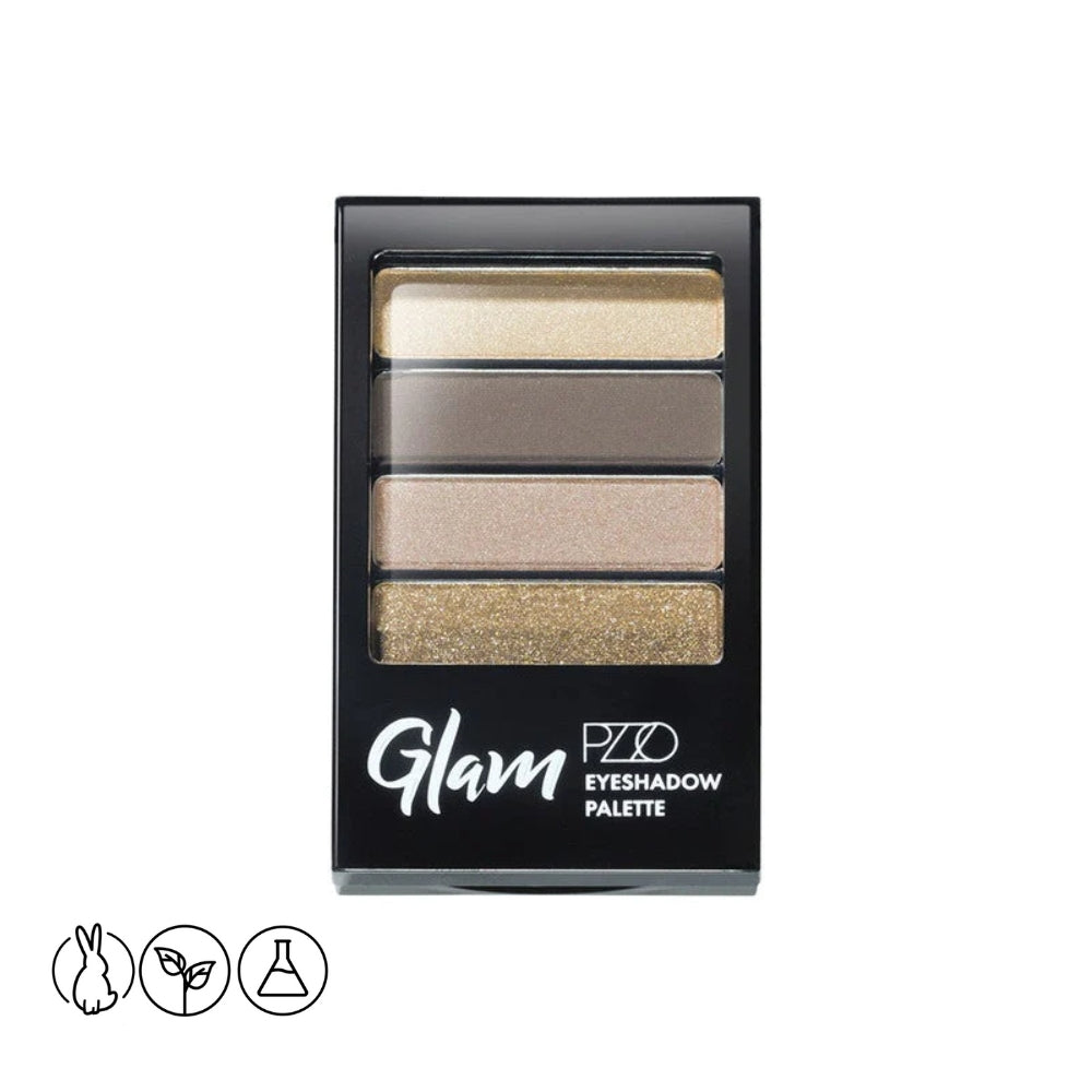 Paleta de Sombras Glam Eyeshadow Palette x4