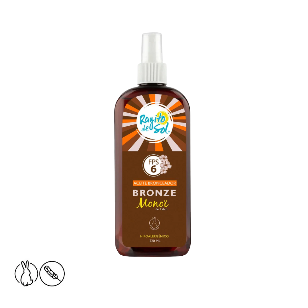 Aceite Bronceador Fps 6 220ml