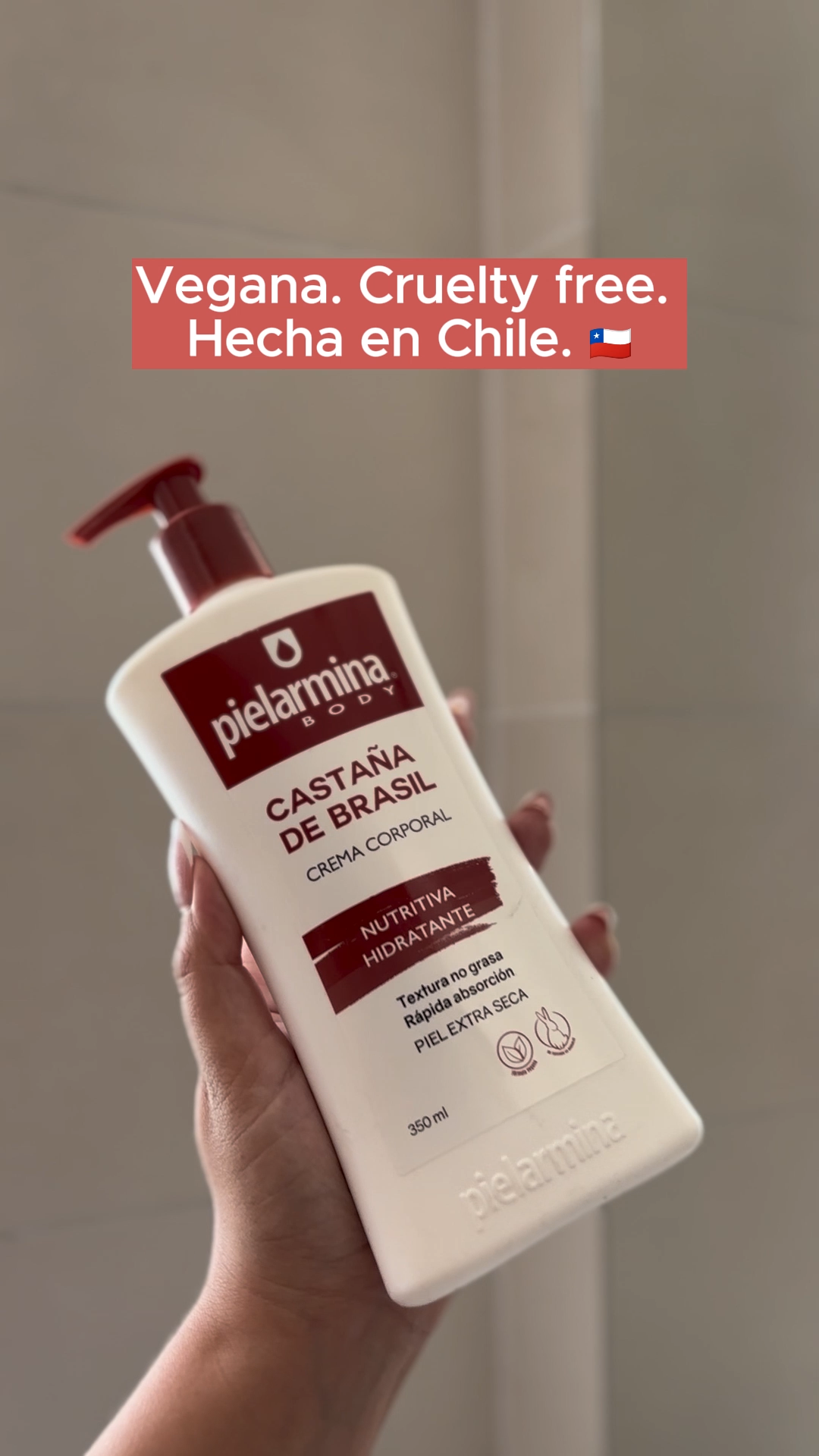 Crema Corporal Nutritiva Hidratante Castaña 350 ml