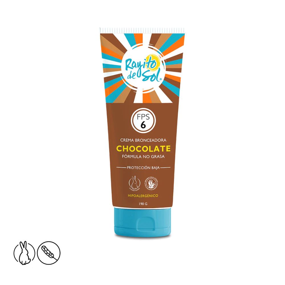 Crema Bronceadora Fps 6 Chocolate