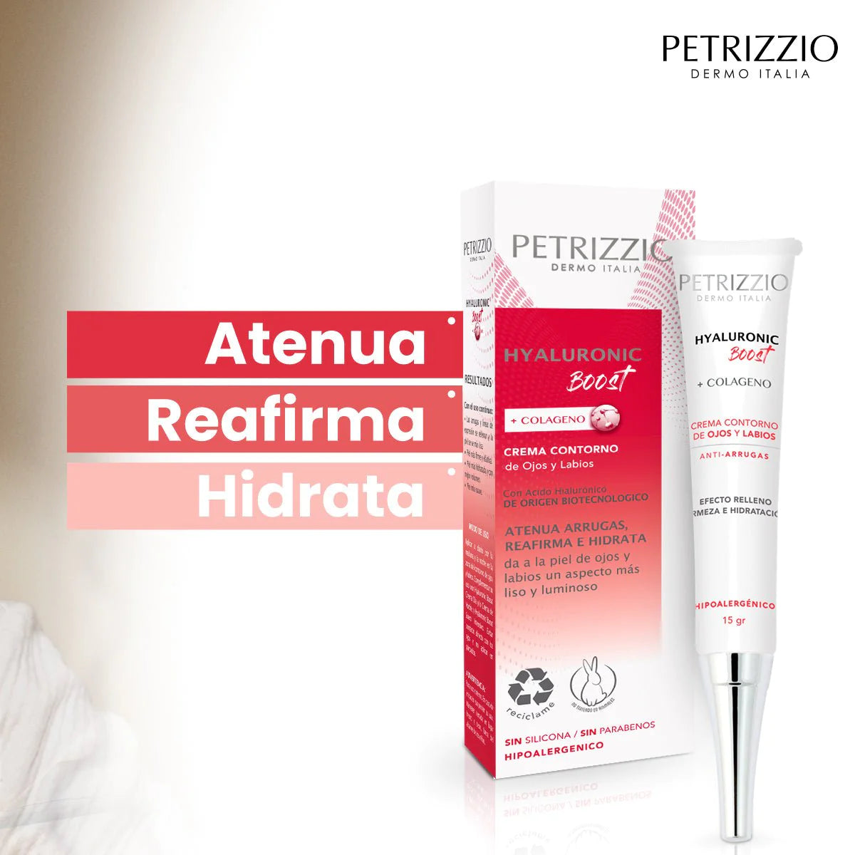 Crema Contorno de Ojos y Labios Hyaluronic Boost