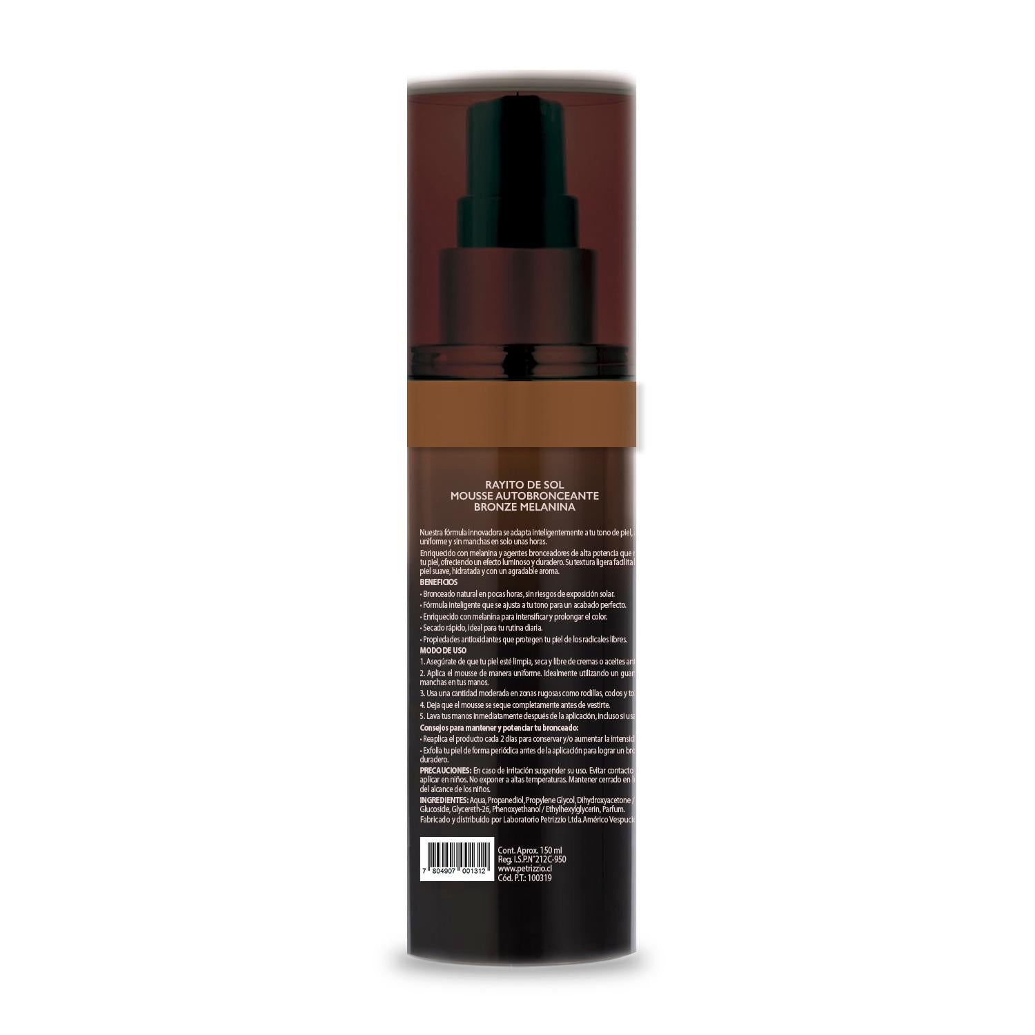 Mousse Autobronceante Bronze Melanina