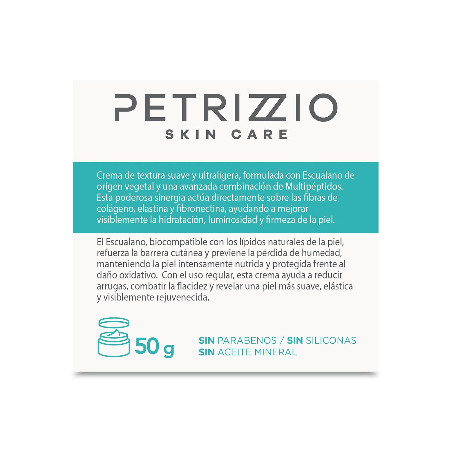 Crema Día Antiedad Hidratación Escualano + Multipéptidos
