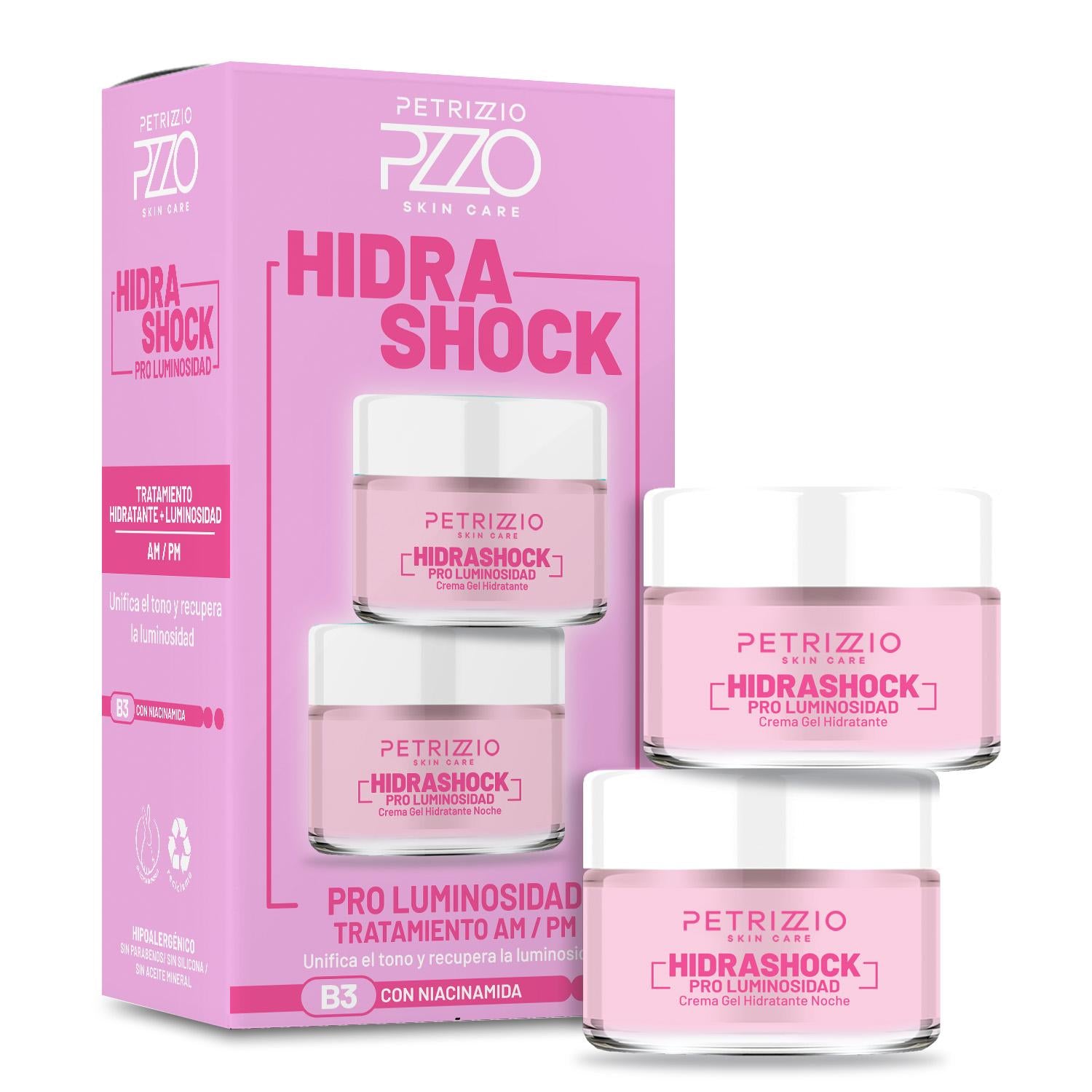 Set de Cremas HidraShock Pro Luminosidad