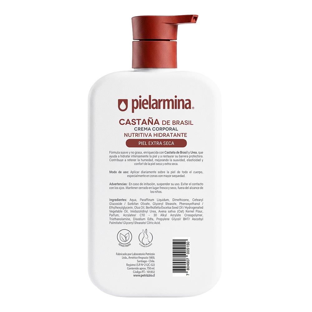 Crema Corporal Nutritiva Hidratante Castaña 750 ml