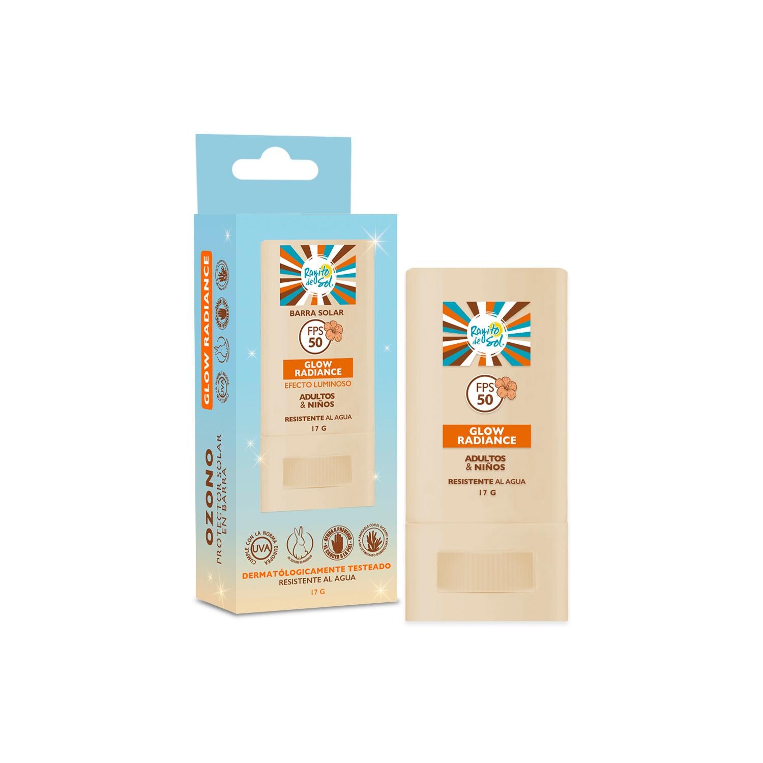 Protector Solar en Barra FPS 50 Glow Radiance