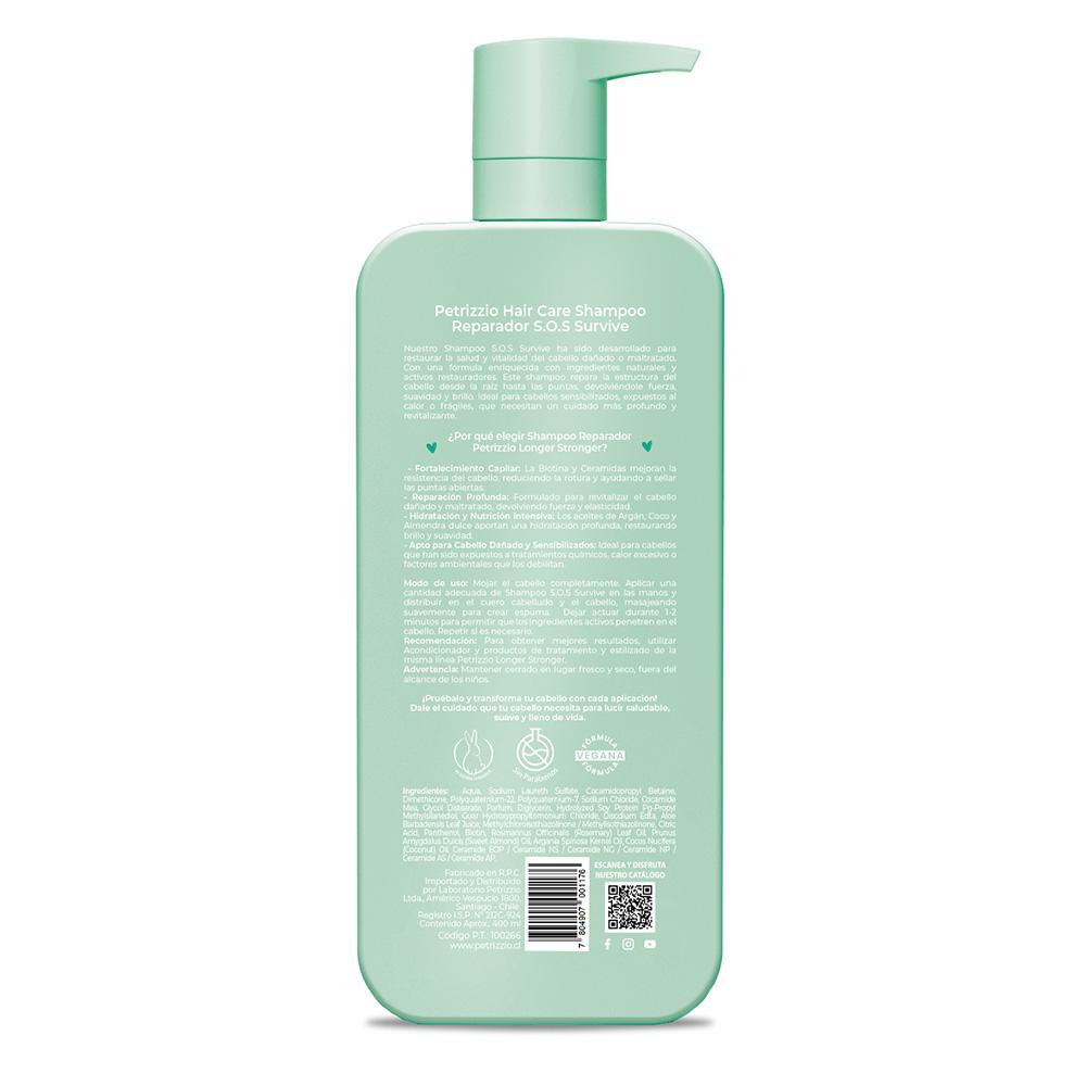 Shampoo Reparador S.O.S Survive 400ml