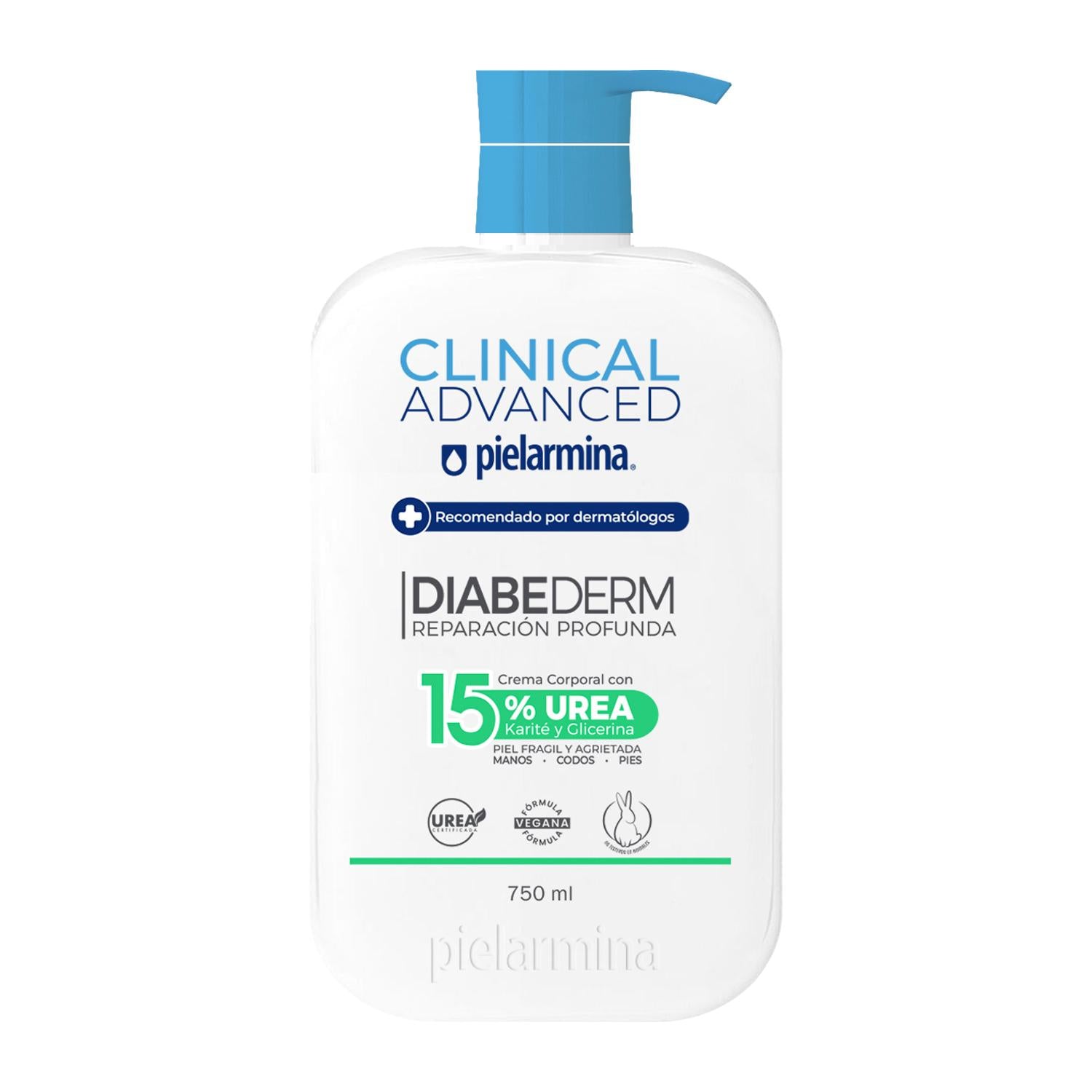 Crema Corporal Pielarmina Clinical Advanced Diabederm 15% Urea – 750 ml