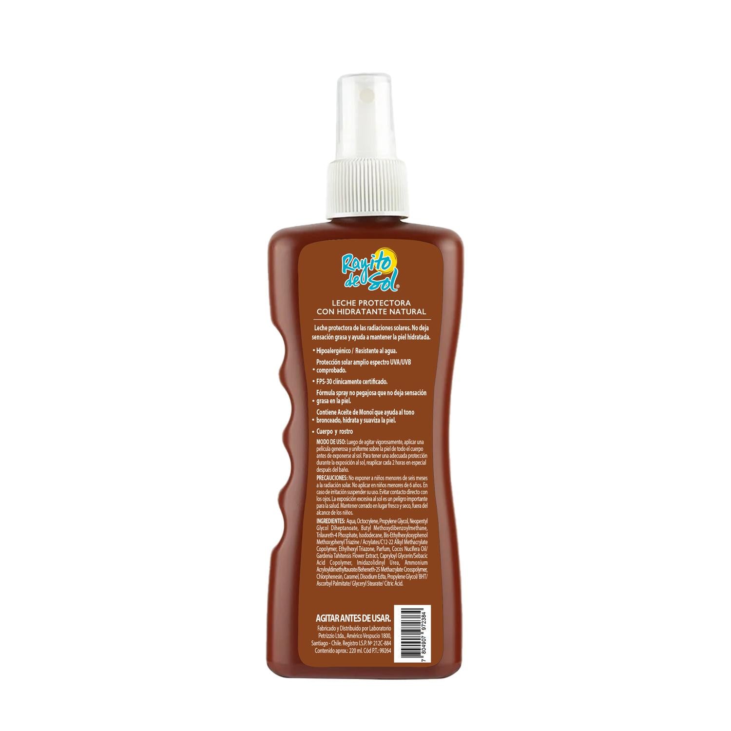 Leche Protectora Spray Monoi Fps 30