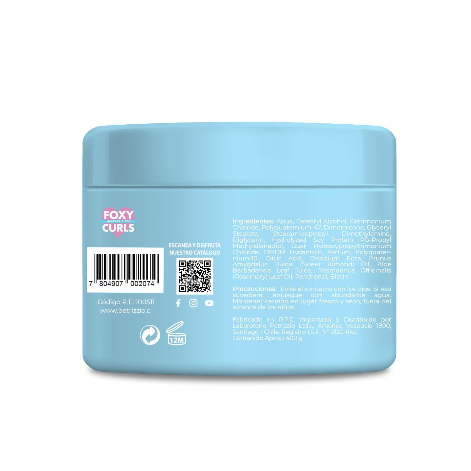 Mascarilla Rizos Foxy Curls 400g
