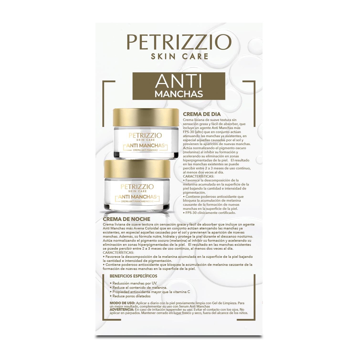 Set de Cremas Anti Manchas SPF-30