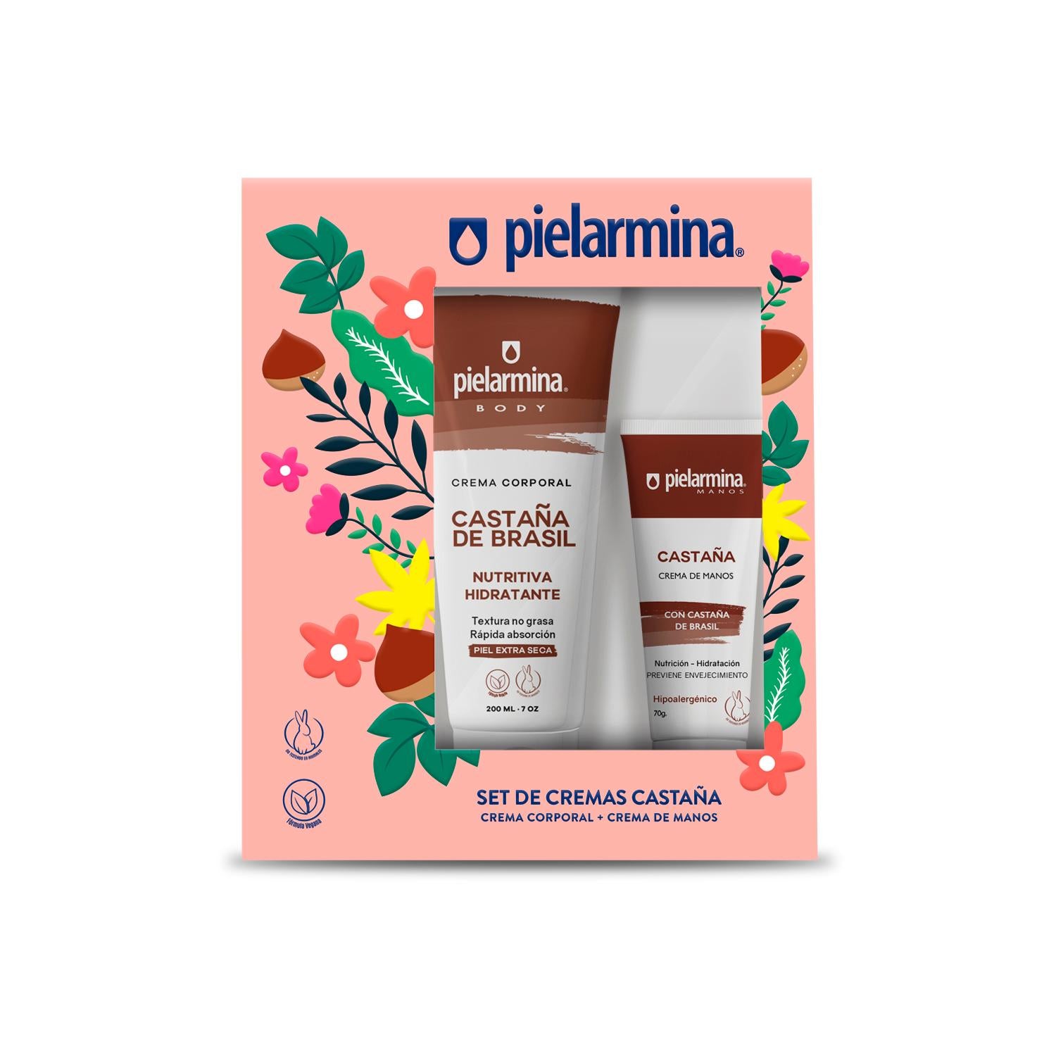 Set de Cremas de Castaña Cuerpo y Manos