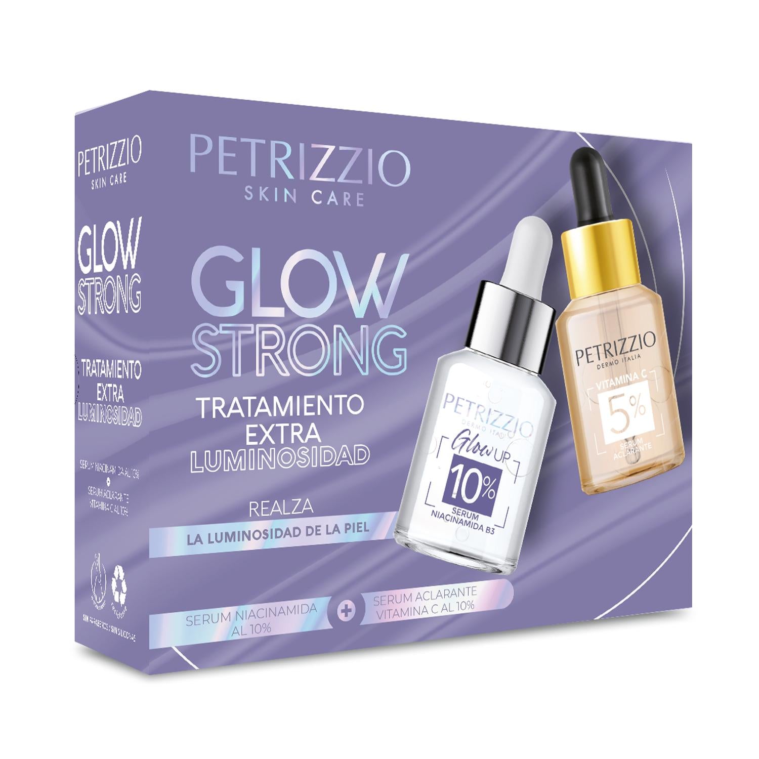 Set Grow Strong Sérum Vitamina c + Niacinamida