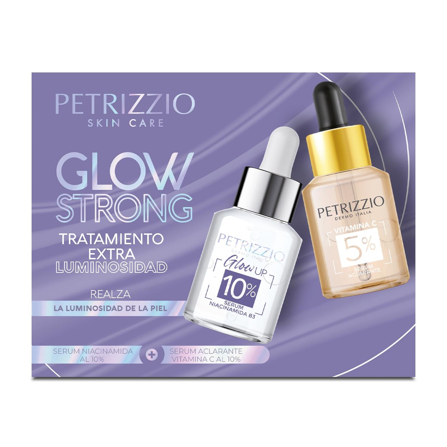 Set Grow Strong Sérum Vitamina c + Niacinamida