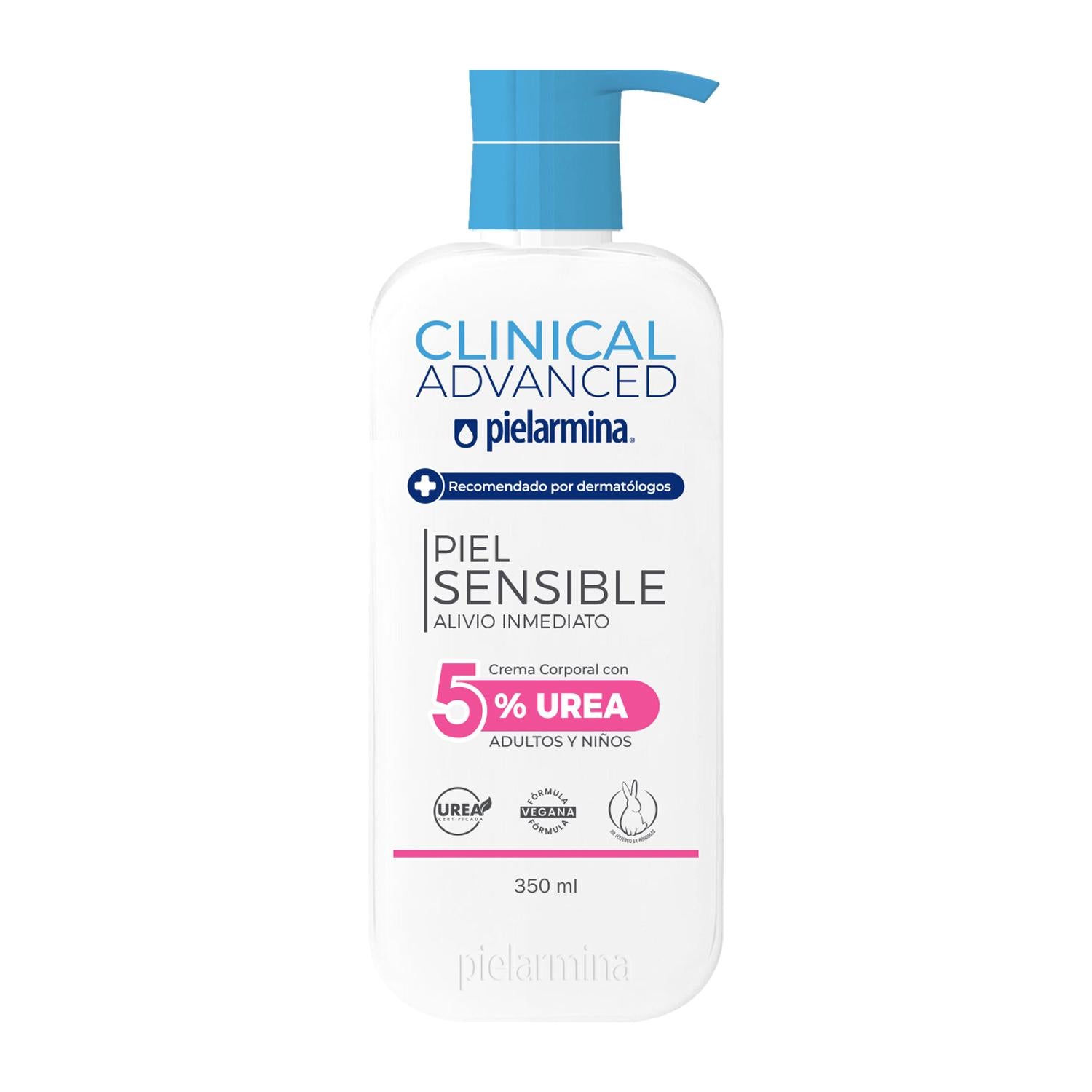 Crema Corporal Pielarmina Clinical Advanced Piel Sensible 5% Urea – 350 ml