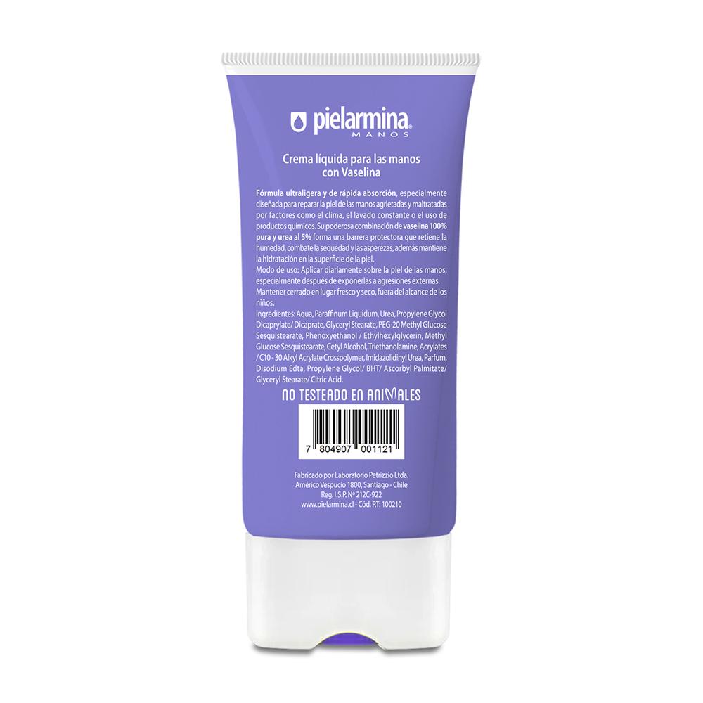 Crema De Manos Líquida Pielarmina Vaselina 160 ml