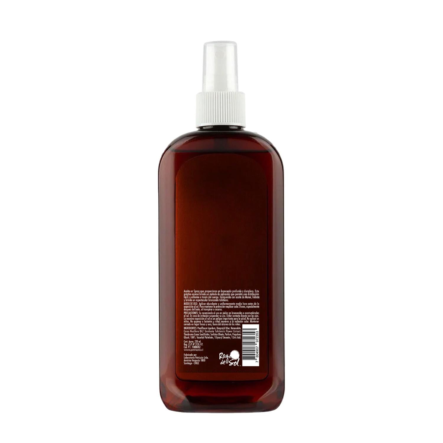 Aceite Bronceador Fps 6 220ml