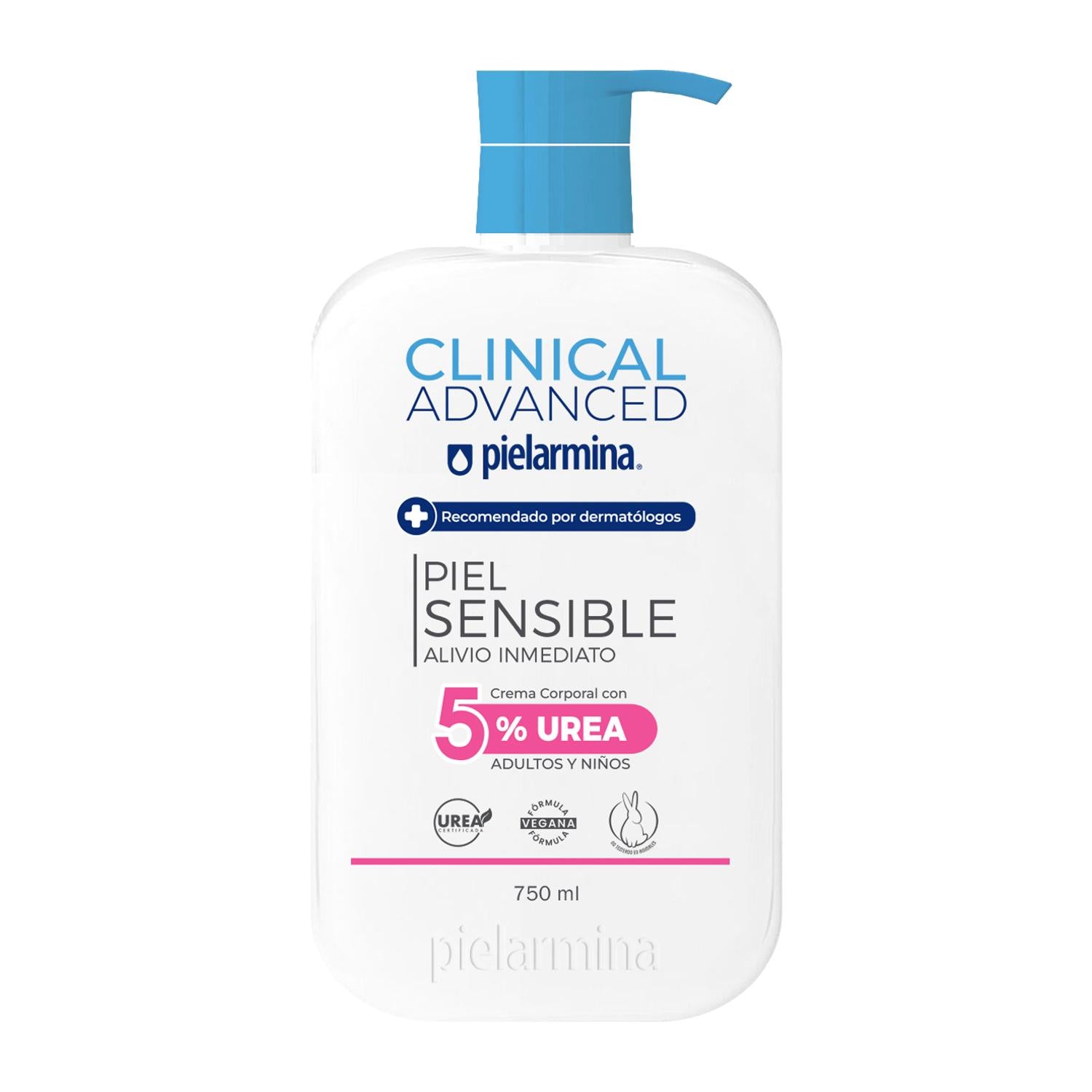 Crema Corporal Pielarmina Clinical Advanced Piel Sensible 5% Urea – 750 ml