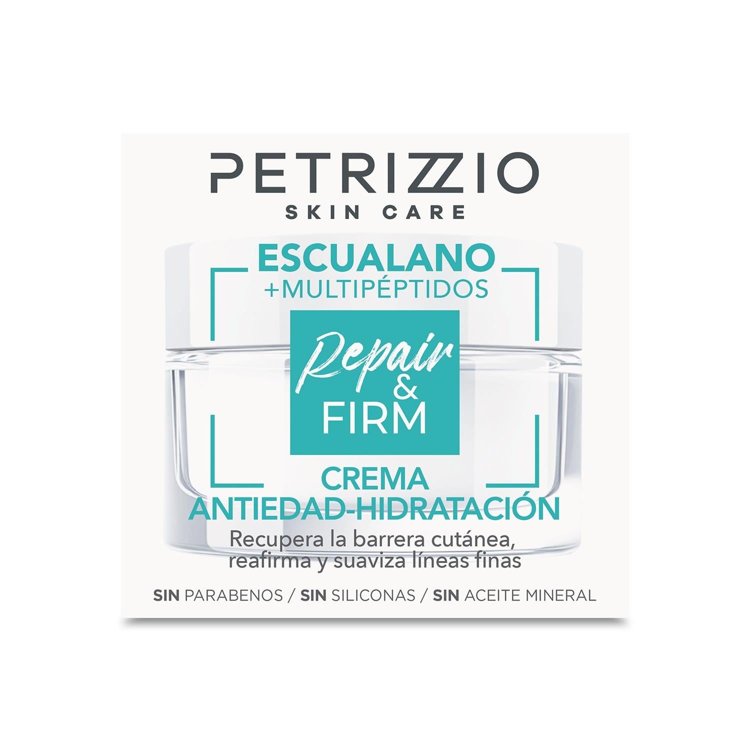 Crema Día Antiedad Hidratación Escualano + Multipéptidos