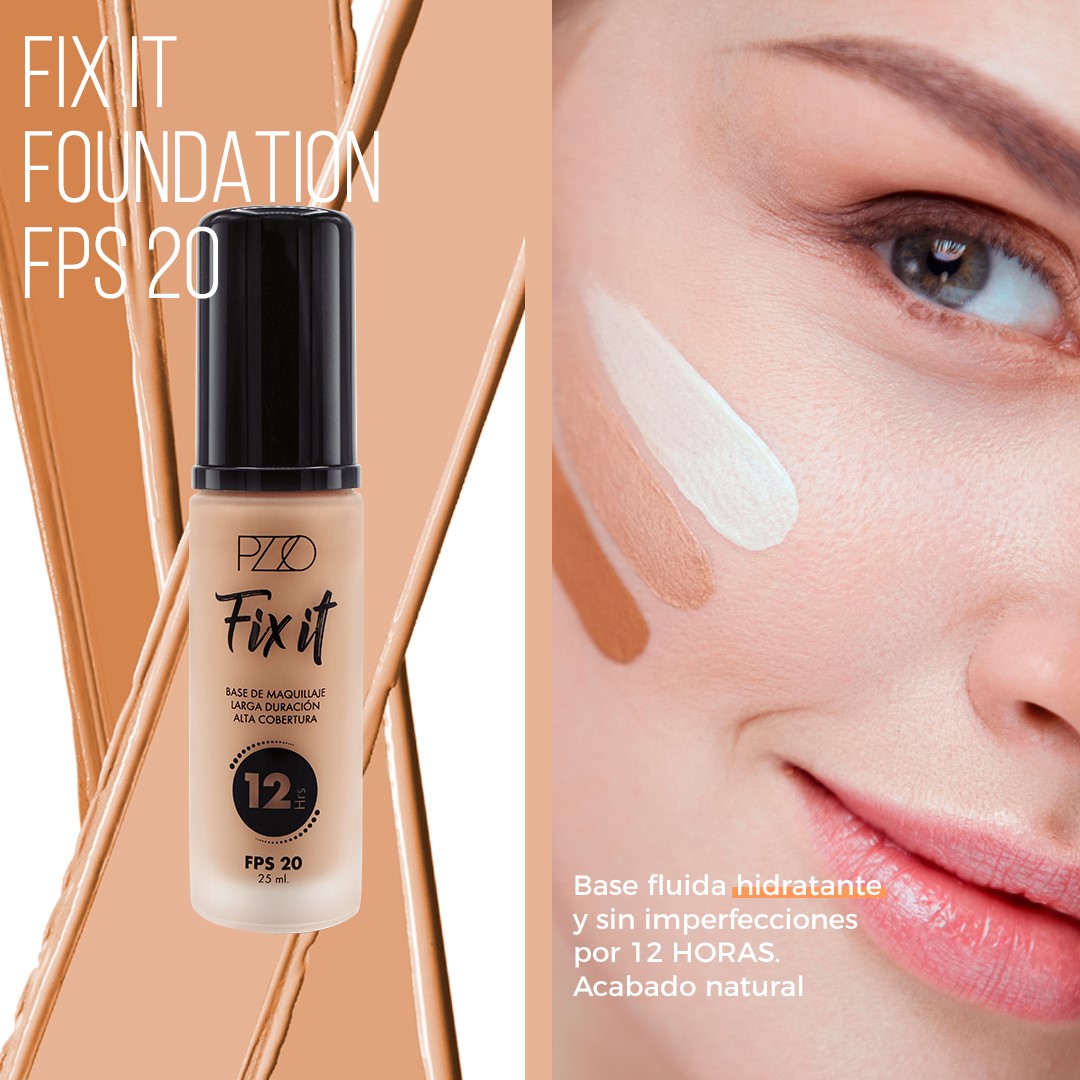 Base de Maquillaje Fix It Foundation FPS20 de 25ml