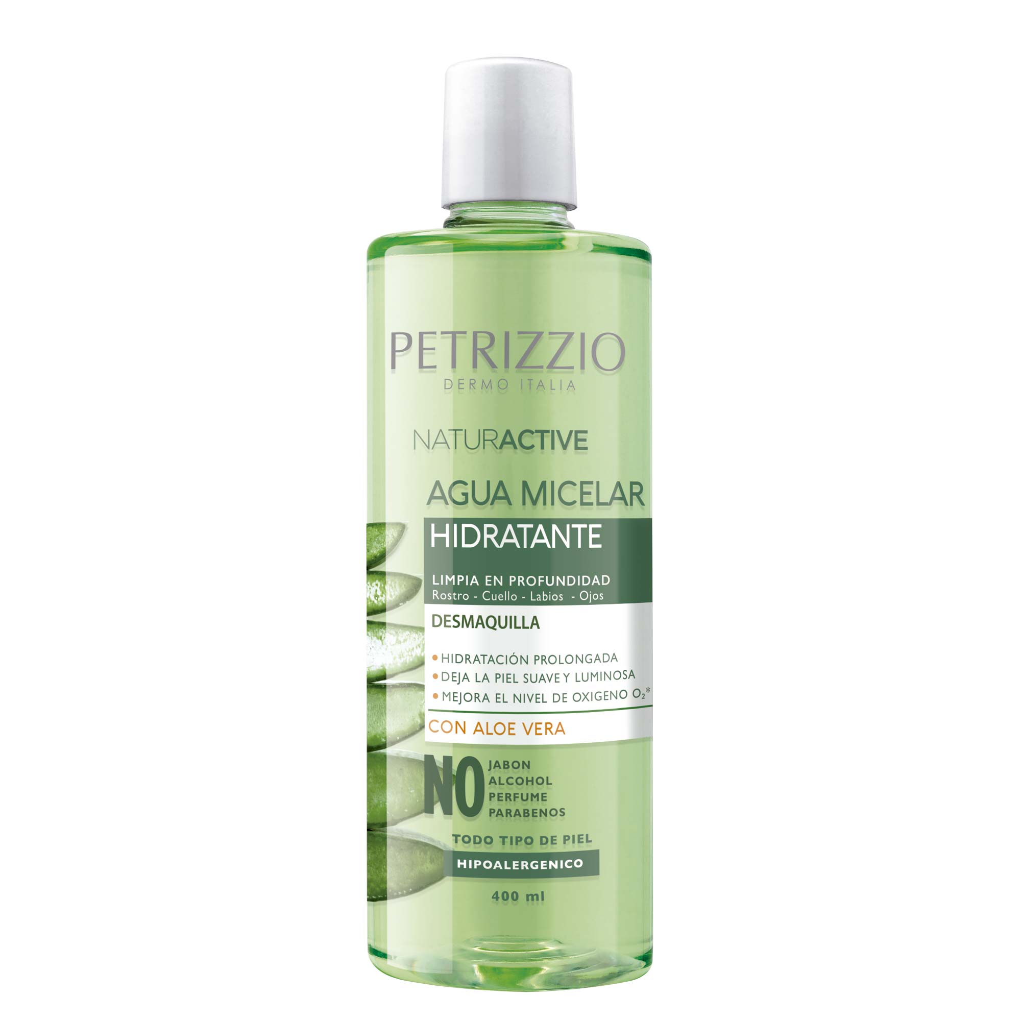 Agua Micelar Aloe Vera Naturactive 400 ml