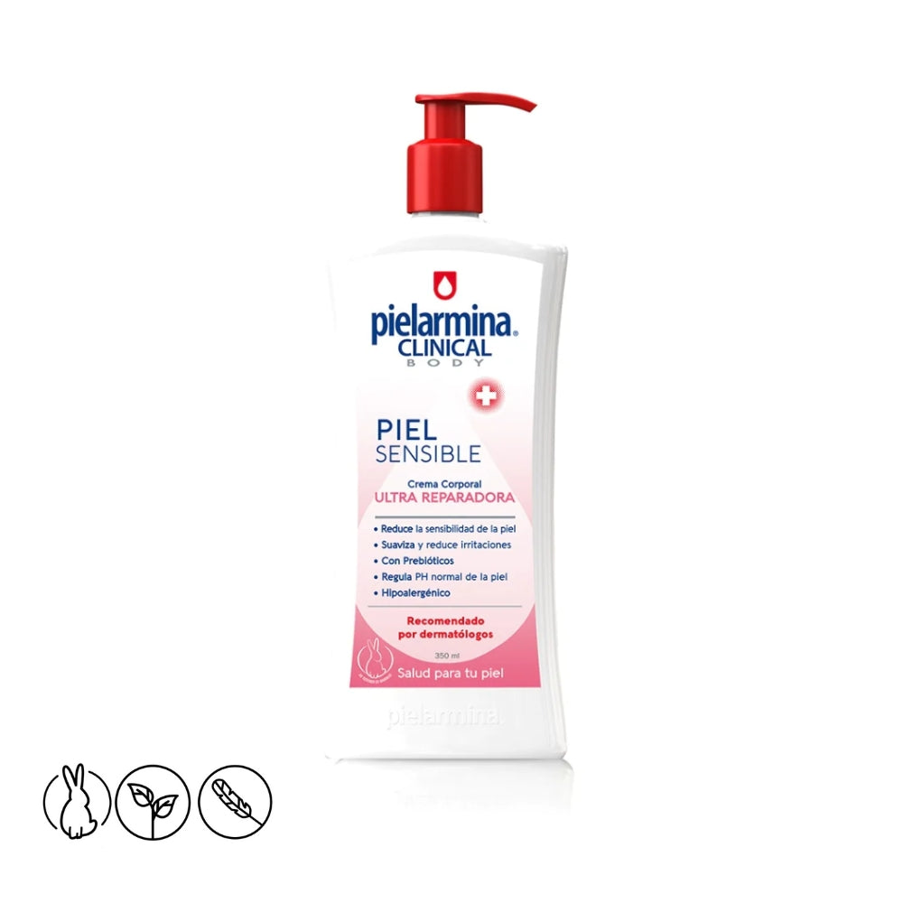Crema Corporal Piel Sensible 350 ml Pielarmina Clinical