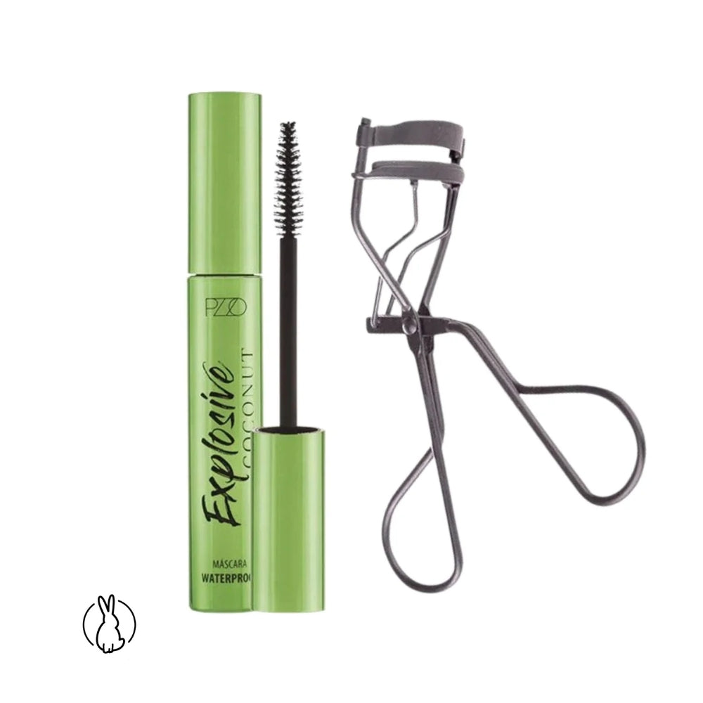 Set Máscara Explosive Coconut Waterproof + Encrespador