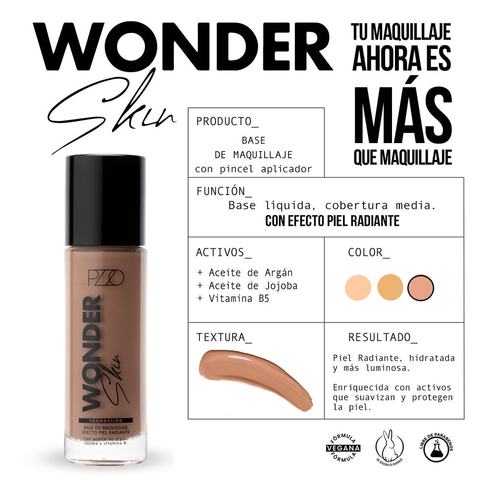 Base de Maquillaje Wonder Skin 35 ml