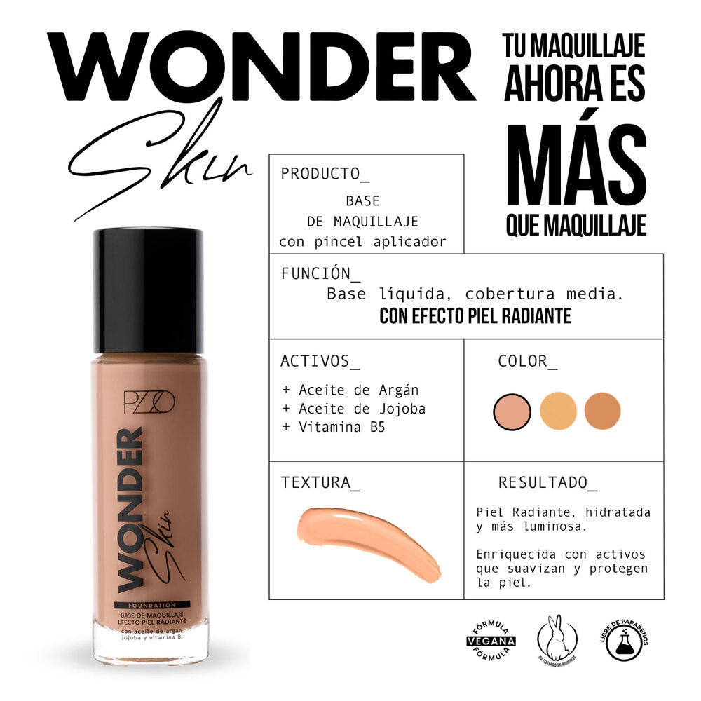 Base de Maquillaje Wonder Skin 35 ml