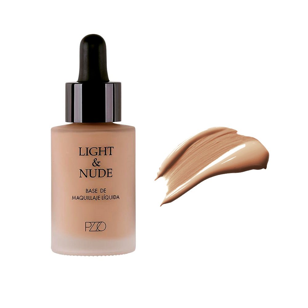 Base de Maquillaje líquida Light &amp; Nude 27 ml PZZO - Petrizzio