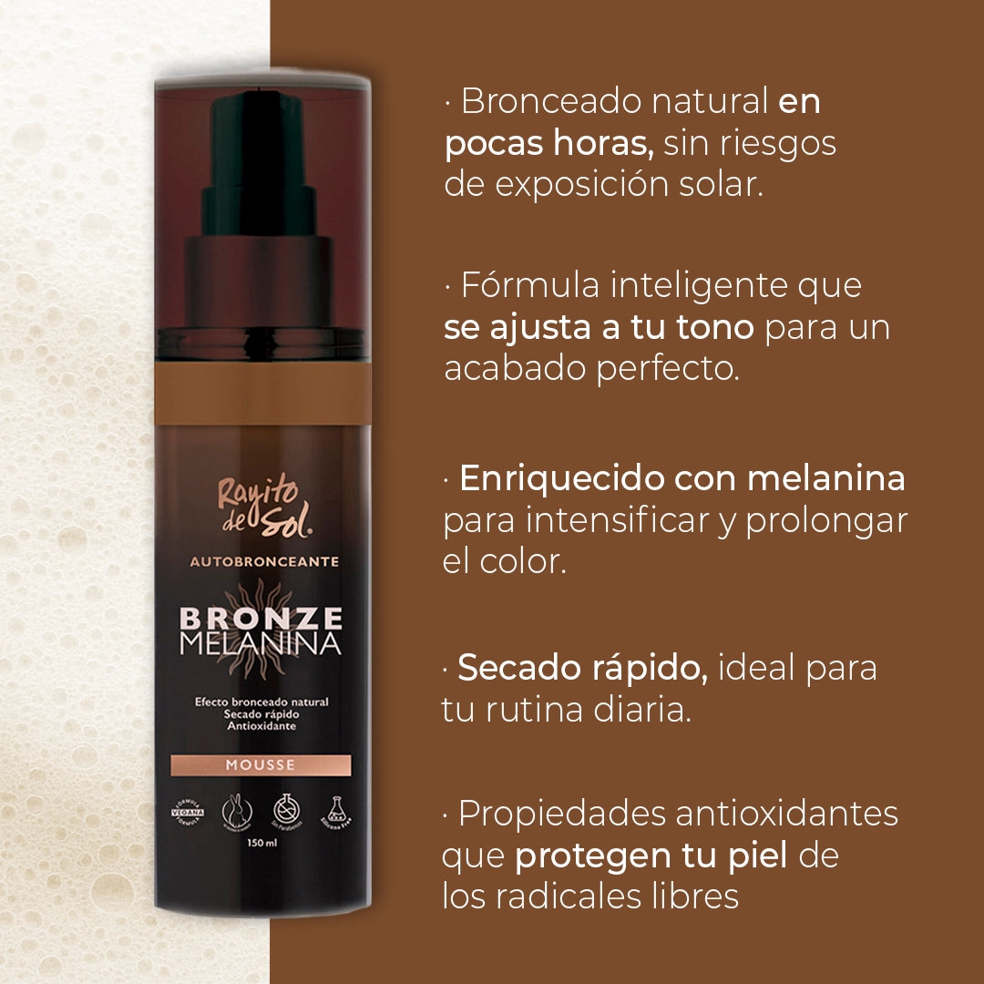 Mousse Autobronceante Bronze Melanina