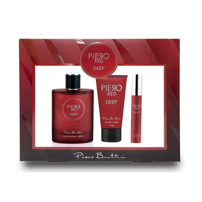 Set Perfume Piero Red Deep EDP 100 ml + Perfumero + After Shave