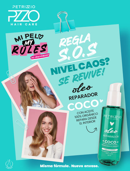 Óleo Reparador Coco Cabellos Dañados