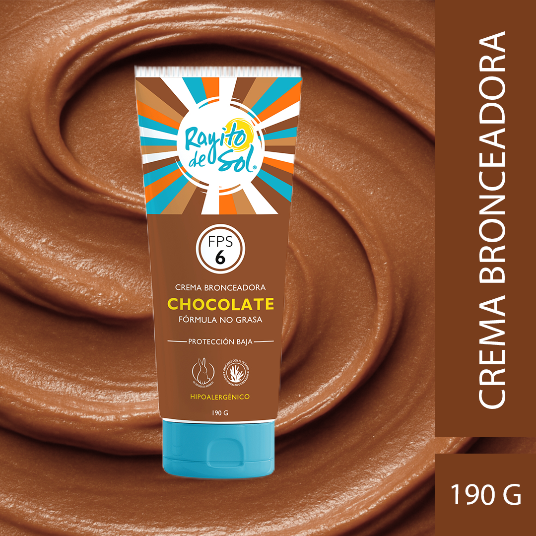 Crema Bronceadora Fps 6 Chocolate