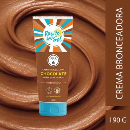 Crema Bronceadora Fps 6 Chocolate