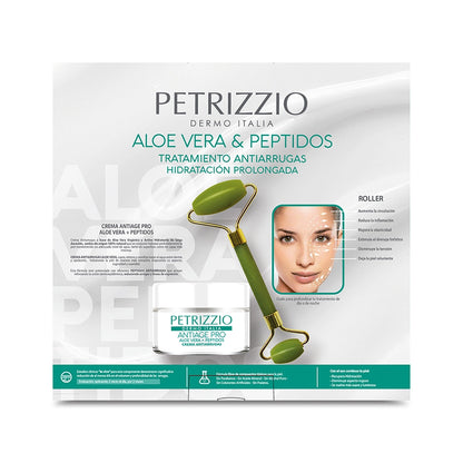 Set Crema Antiage Pro Aloe Vera Péptidos + Roller