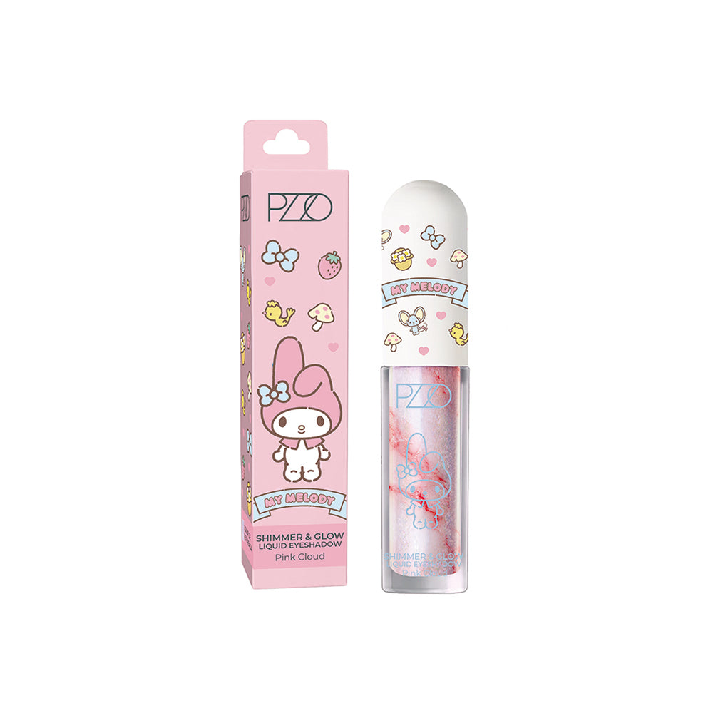 Shimmer &amp; Glow Liquid Eyesh Pink Cloud My Melody