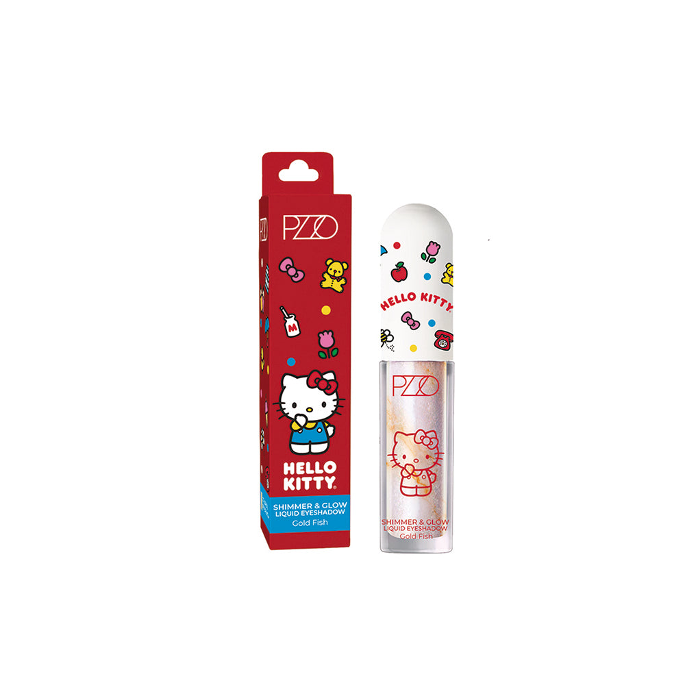 Shimmer &amp; Glow Liquid Eyesh Gold Fish Hello Kitty