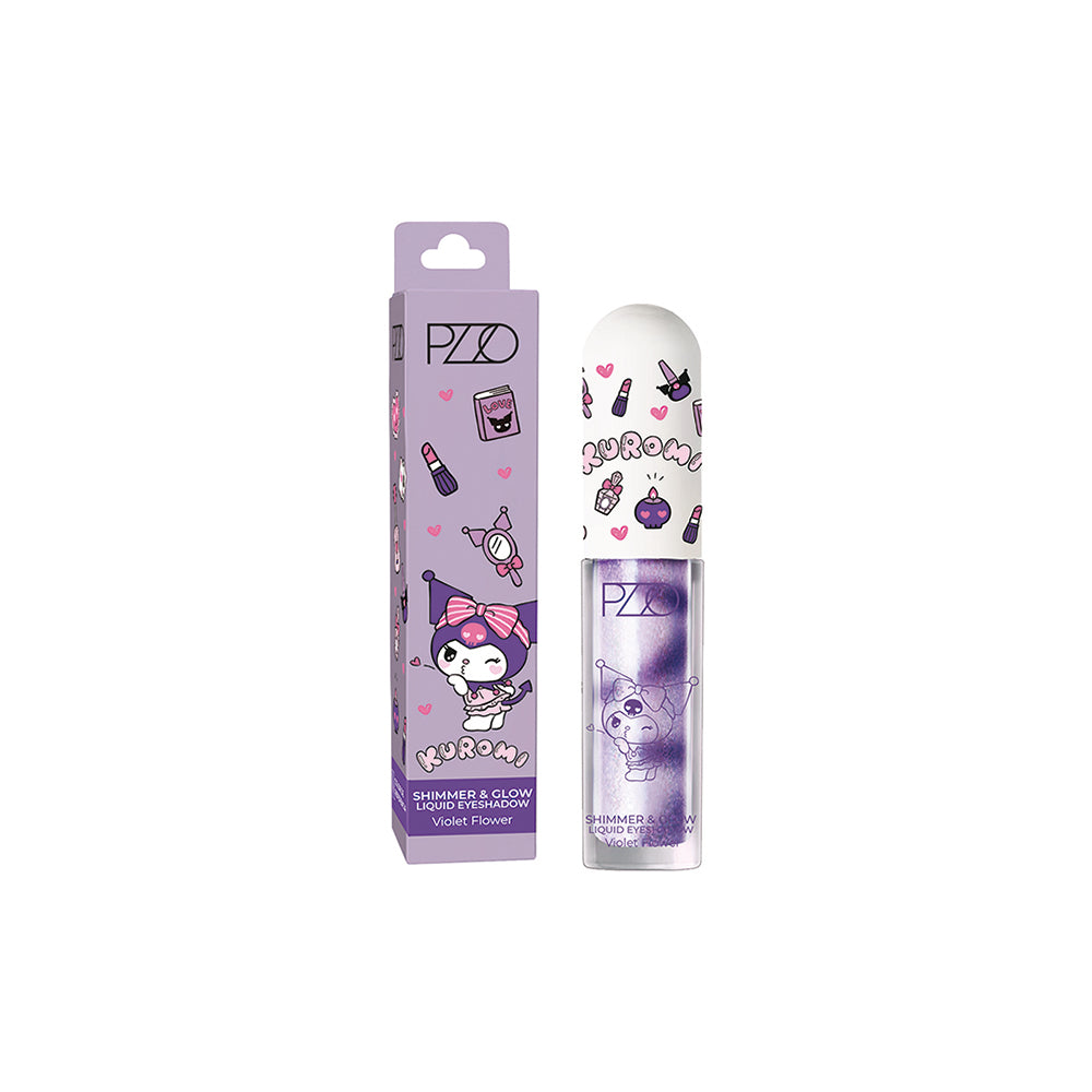 Shimmer &amp; Glow Liquid Violet Flower Kuromi