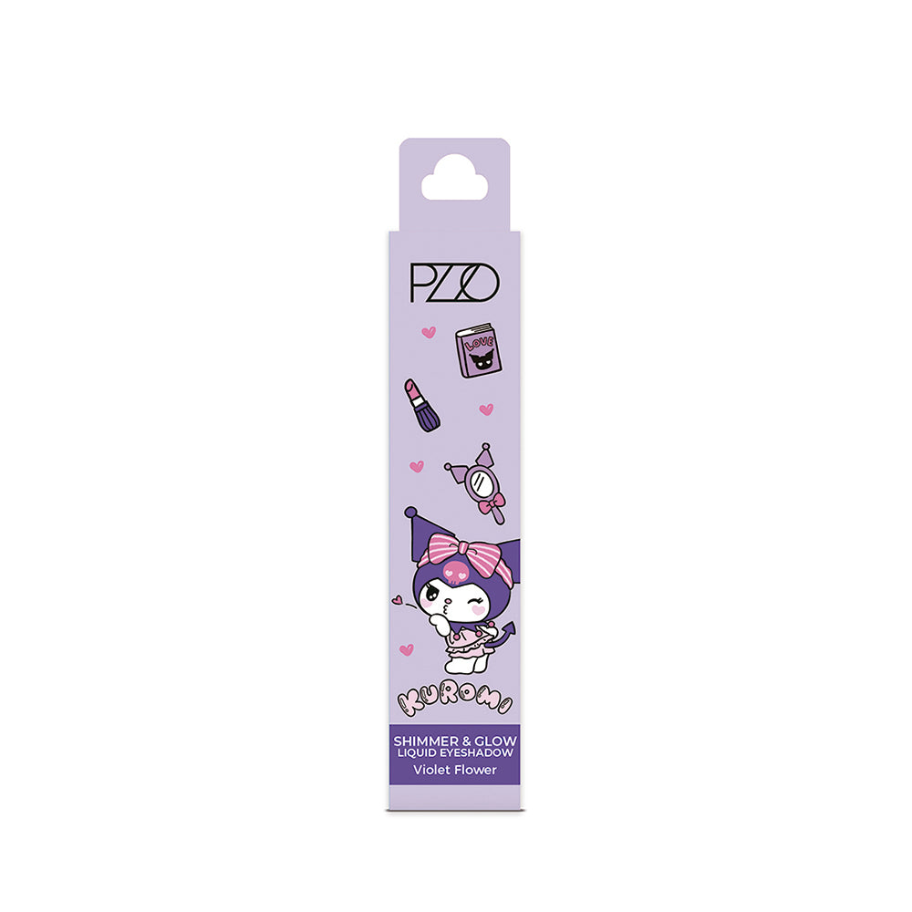 Shimmer &amp; Glow Liquid Violet Flower Kuromi