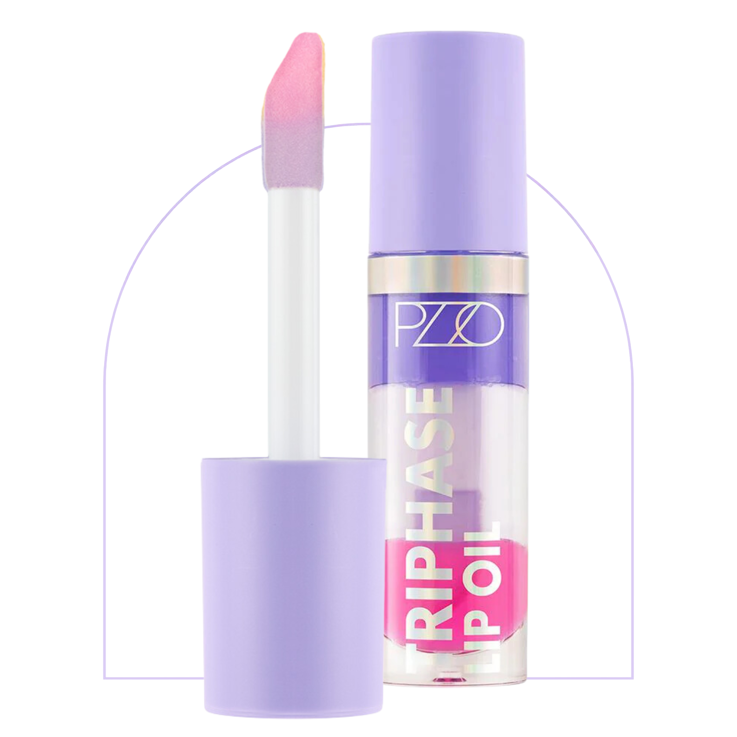 Triphase Lip Oil Perfect Pink Purple Fest