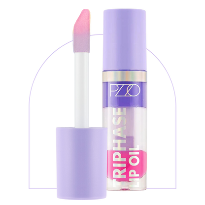 Triphase Lip Oil Perfect Pink Purple Fest