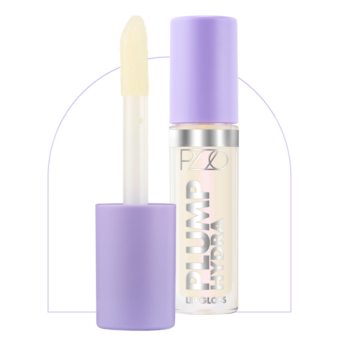 Lip gloss Plump Hydra Shiny Pearl Purple Fest