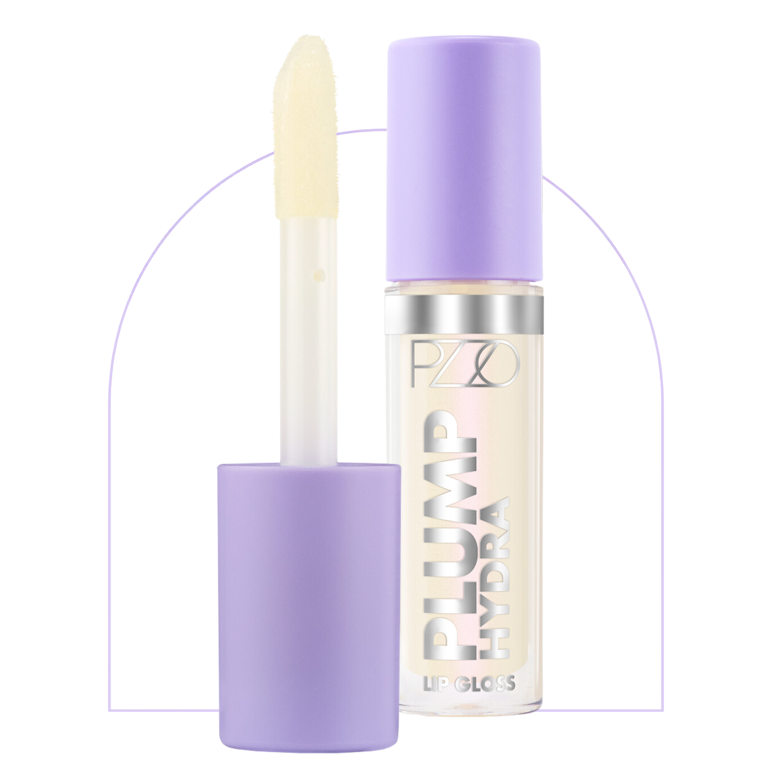 Lip gloss Plump Hydra Shiny Pearl Purple Fest