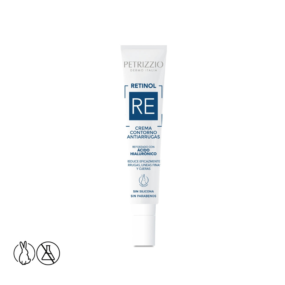 Crema Contorno Antiarrugas Retinol + Ácido Hialurónico