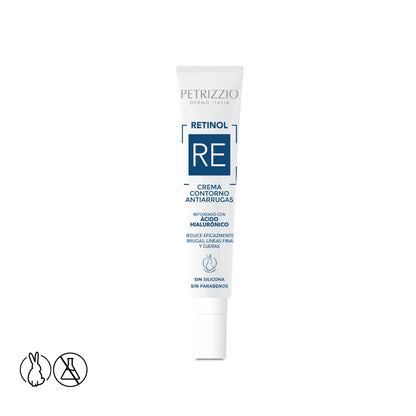 Crema Contorno Antiarrugas Retinol + Ácido Hialurónico