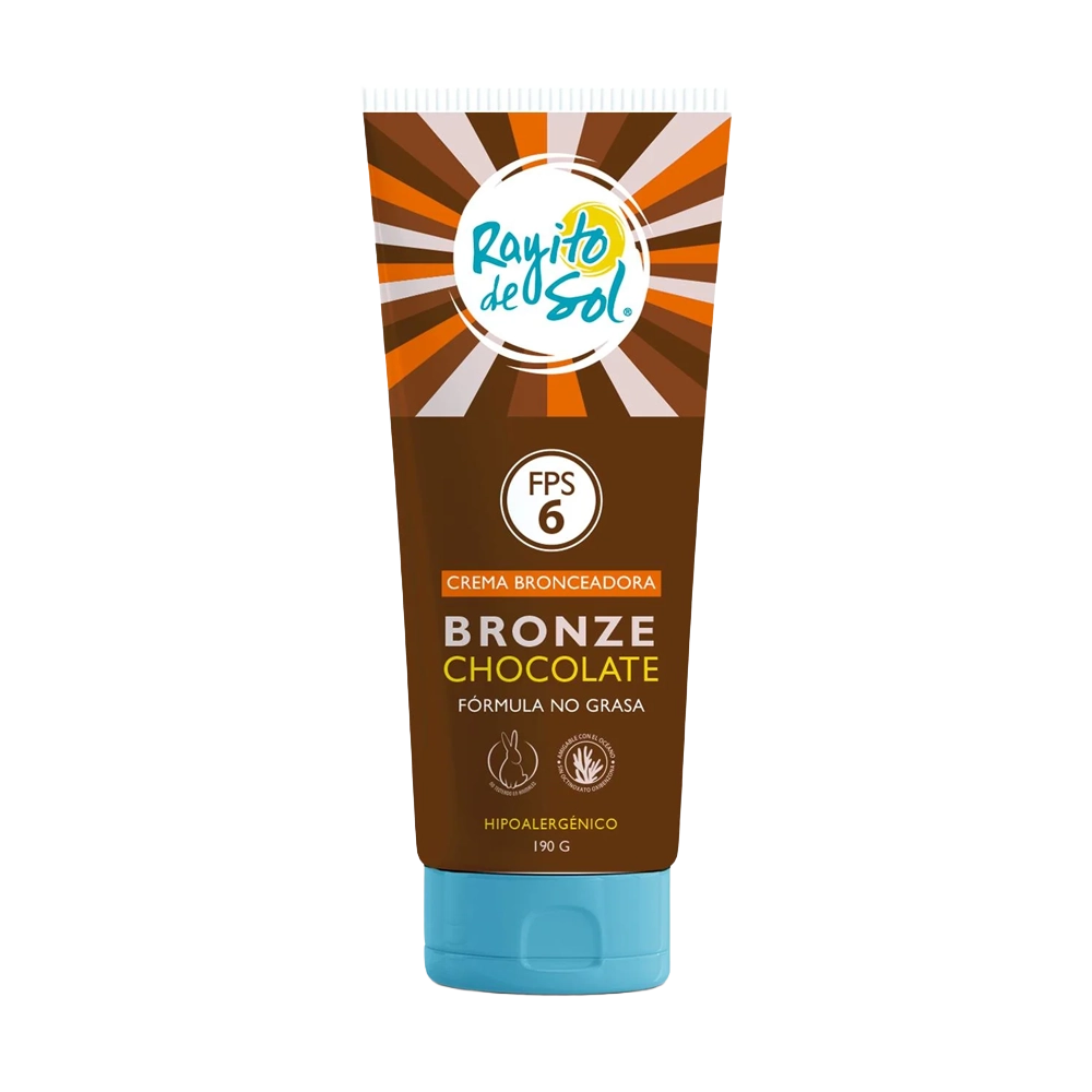 Crema Bronceadora FPS 6 Chocolate