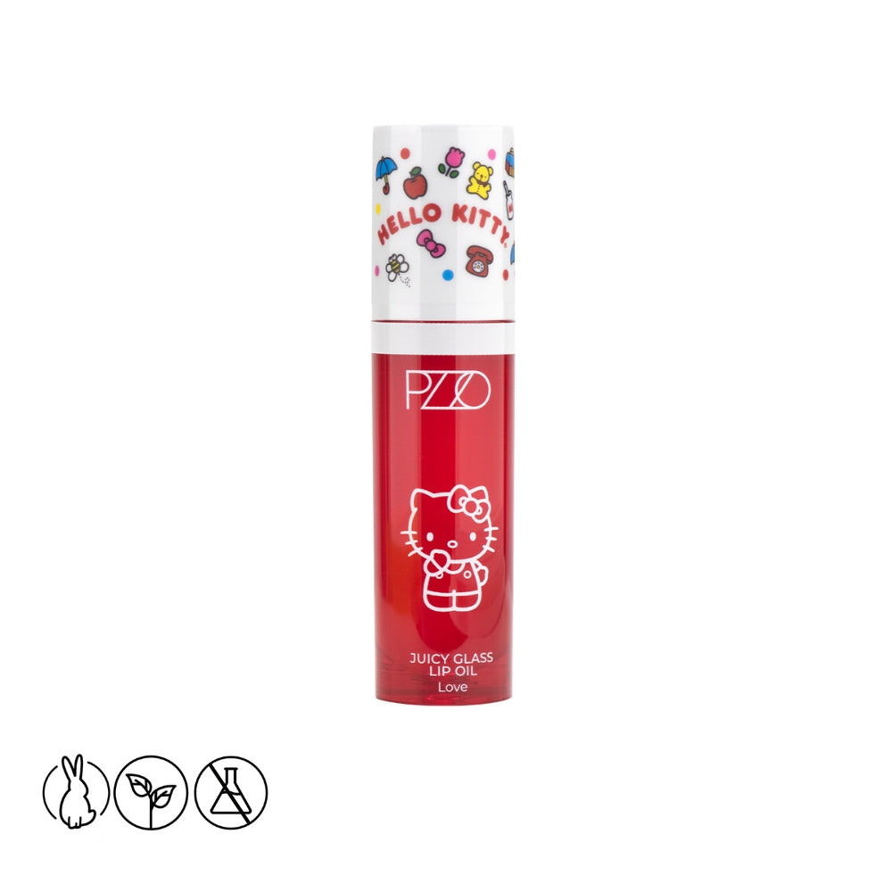 Juicy Glass Lip Oil Love Hello Kitty