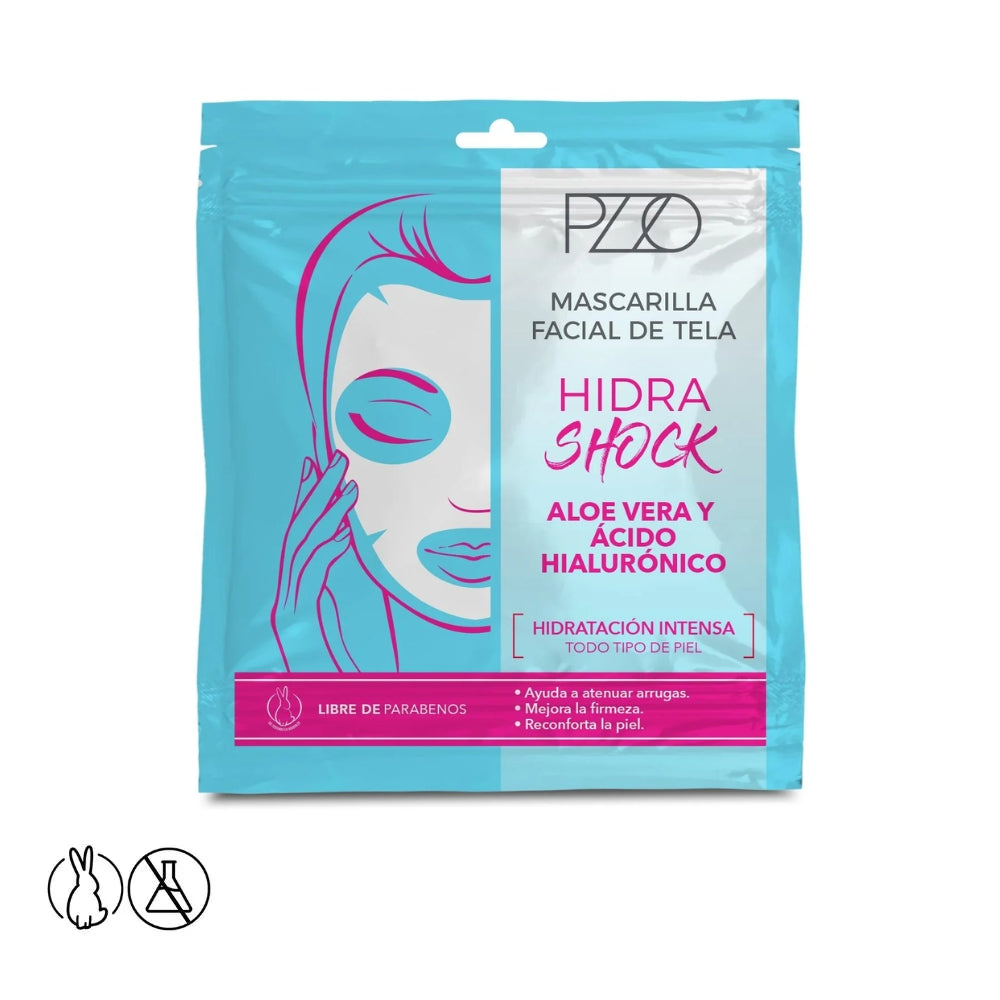 Mascarilla Tela Facial Hidra Shock